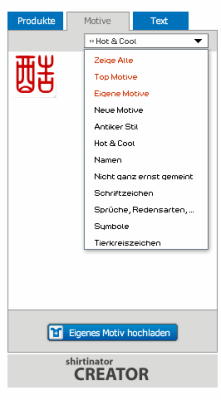 t-shirts chinesisch bedrucken